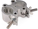 Swivel Coupler wide Silver