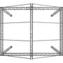 Stages with gabled roof