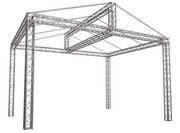 Stages with gabled roof