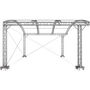 Stages with arched roof