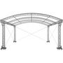 Stages with arched roof