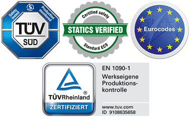 TÜV certified Trusses - Static verified - Eurocodes - TÜV Rheinland